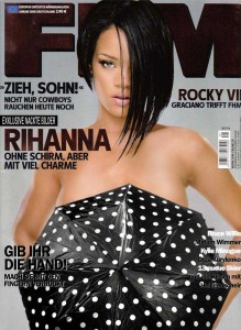 Rihanna na titulce německého FHM Rihanna na titulce německého FHM
